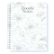 House Of Doolittle Doodle Notebook, Black & White Floral, 100 Pages, 7 in x 9 in, Hard Cover 781-90 - alternate 1