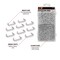 Performance Tool 1000 pc. Steel Hog Rings, Upholstery Fencing Craft Rope Storage Case, 1000PK W5230 - alternate 5