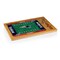 Picnic Time Family Of Brands NFL New England Patriots - Football Field - Icon Glass Top Cutting Board & Knife Set 910-00-505-194-2 - alternate 1