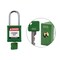 Brady Keyed Alike Padlock Unique Set Nylon Grn 1.5 in Steel Shackle Keycode 5 SDPL-GRN-38ST-005 - alternate 1