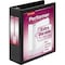 Cardinal Performer ClearVue SlantD Ring Binder, Black CRD17601 - alternate 1