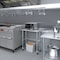 Amgood 18in D x 36in L Stainless Steel Open Base Table, 3in Casters AMG WT-1836-RCB-WHEELS-Z - alternate 7