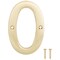 Prosource House Number, Character: 0, 4 in H Character, 2.67 in W Character N-Z050PB3L-PS - alternate 1