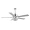 Jonathan Y Cammy 52" 3-Light Traditional Transitional Iron LED CEILING FAN, Chrome JYL9710A - alternate 14