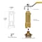Everflow 1-1/2'' and 2''  Stem Extension for Ball Valve, Brass 1-1/4'',  STEX3-NL - alternate 3