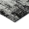 Homeroots 3' X 5' Black And Gray Abstract Washable Indoor Outdoor Area Rug 597932 - alternate 9