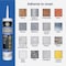 Ge Supreme Paintable Silicone Window & Door Sealant White 9.5 Oz. Cartridge 2733730 - alternate 1