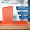 Davis Group Easyview Premium, Round Ring, Customizable, View Binder, (Orange, 1"), PK6 8411-19-06 - alternate 8
