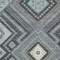 Homeroots 10' X 14' Pewter Charcoal And Sky Blue Tribal Washable Indoor Outdoor Area Rug 598153 - alternate 9