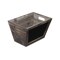 Homeroots Rustic Wooden Storage Box with Chalkboard 399666 - alternate 1