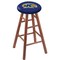 Holland Bar Stool Co Oak Bar Stool, Medium Finish, Kent State Seat RC30OSMed - alternate 1