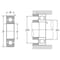 Ntn Deep Groove Radial Ball Bearing, 6319 Industry Number, Open Closure, 95 mm Bore Dia, Alloy Steel 7MC3-6319C3 - alternate 2