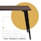Orison Office 27x57 Mid Century Modern Desk, Black / Trail Walnut 25798 - alternate 9