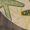 Homeroots 5' Green Yellow Ivory And Dark Green Round Starfish Indoor Outdoor Area Rug 548139 - alternate 9