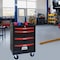 Wrightmaster 21 in. W x 13 in. D 4-Drawer Metal Roller Cabinet Tool Chest in Black ZR-245226 - alternate 9