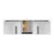 James Martin Vanities Myrrin 72in Double Vanity, Bright White w/ 3 CM Parisien Bleu Silestone Top 485-V72-BW-FPBL - alternate 10