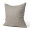 Homeroots 22" Gray Linen Throw Pillow Cover with Texture 608216 - alternate 5