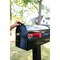Architectural Mailboxes Elite, Large Post-Mount Mailbox, Black E1600BAM - alternate 8