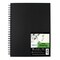 Canson Artist Series Drawing Art Book, Cream Tone, Black Cover, Wire Binding, 60 Sheet, 9x12 inch C100510410-03 - alternate 1