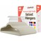 Campior Premium Velvet Non-Slip Hangers, Heavy Duty, 360 Deg Swivel Hook, Ivory Velvet Finish, 10PK CMPVVH10IV - alternate 1