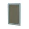 Ghent 1 Door Enclosed Fabric Bulletin Board, Satin Aluminum Frame, 3'H x 2''W, Taupe PA13624F-96 - alternate 1