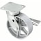 Zoro Select Plate Caster, 1400 lb. Ld Rating, Roller P25S-C080R-14-CB-DL - alternate 1