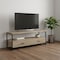 Homeroots 47in Deep Taupe Cabinet Enclosed Storage TV Stand 490360 - alternate 8