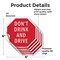 Signmission Don't Drink and Drive, 6 inch X 6 inch, Vinyl Decal, 5PK OC-D-5PACK-6-79 - alternate 4