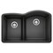 Blanco Diamond 1-3/4 Low Divide Reverse, Anthracite 441598 - alternate 1