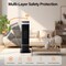 Edendirect 1500 Watt 24 in. Indoor Portable Electric Tower Space Heater, Remote, Timer, 4 Heating Modes ZR-ZHUMI-AH-NFJ1F01-24BK - alternate 8