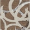 Homeroots 5' X 8' Brown Beige And Gray Abstract Washable Indoor Outdoor Area Rug 599113 - alternate 8