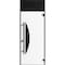 Vdomdoors Front Exterior Prehung Steel Door Ronex1077 Teak Transom Window Sidelite Entry Metal Modern Painted RONEX1077EXD-OAK-W36 x H80+16-LH-I - alternate 1