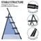 Wrightmaster 4 ft. Metal Lightweight Step Ladder, 9 ft. Reach, with Anti-slip Pedals, 500 lbs. Load Capacity ZOR-WK15B-4-DF - alternate 9