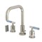 Kingston Brass Widespread Bathroom Faucet with Brass Pop-Up, Polished Nickel FSC8939KPS - alternate 1