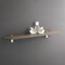 Dolle Eliot 4.4 in. H X 0.9 in. W X 2.6 in. D White Metal Shelf Clips 13428 - alternate 5