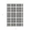 Homeroots 3' X 5' Charcoal Ivory And Gold Plaid Washable Indoor Outdoor Area Rug 597099 - alternate 9