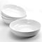 Gibson Home Extra Wide 8.5 in. Stoneware Dinner and Serving Bowls in White, 4PK 122921.02 - alternate 6