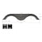 Icon Tandem Axle Fender Skirt FS4733 for Prime Time RV - Midnight Metallic Gray 14733 - alternate 2