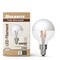 Bulbrite LED Filament, 2.5 Watt Dimmable G16 Light Bulb, Half White Finish, E12 Base, 2700K 200 Lumens, 4PK 862066 - alternate 9