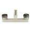 Dura Faucet Used For Kitchen Single Piece 8 Deck Mount 2 Smoked Acrylic Knob Handle DF-PK600S-BQ - alternate 5