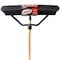Libman Smooth Surface Push Broom, 24 in Sweep Face, 3 in L Trim, Hardwood Bristle, 66 in L, Bolt-On, Natural 1294 - alternate 4