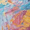 Homeroots 3' X 5' Blue Yellow Pink And Orange Abstract Washable Indoor Outdoor Area Rug 618532 - alternate 9