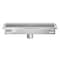 Koolmore 12''x30'' Floor Trough Drain, 14ga W/ Subway-Style Grating & Removable Drain Basket, NSF Listed, SS KM-FTG-1230 - alternate 9
