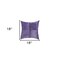 Homeroots Set of Two 18" Purple Cowhide Throw Pillows, 2PK 544612 - alternate 7