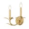 Z-Lite Aslin Gold Leaf 2 Light Wall Sconce 830-2S-GLF - alternate 7
