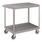 Pucel Flat Top Service Cart, 24 in W x 36 in D x 36 in H, 2 Shelves, Black SCF-2436-2-C5 - alternate 1