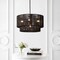 Jonathan Y Elliott 24" 5-Light Coastal Bohemian Adjustable Metal Hand-Woven Rattan-Look Paper Rope 2-Tier Drum JYL9563B - alternate 11