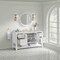 James Martin Vanities Breckenridge 60 in. Single Vanity, Bright White, w/ 3 CM Victorian Silver Silestone Top 330-V60S-BW-FVSL - alternate 6