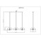 Z-Lite Valencia Modern Gold 3 Light Linear Chandelier 623P16-3L-MGLD - alternate 8