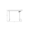 Homeroots Adjustable White Wood and Stainless Steel Standing Desk 723773 - alternate 6
